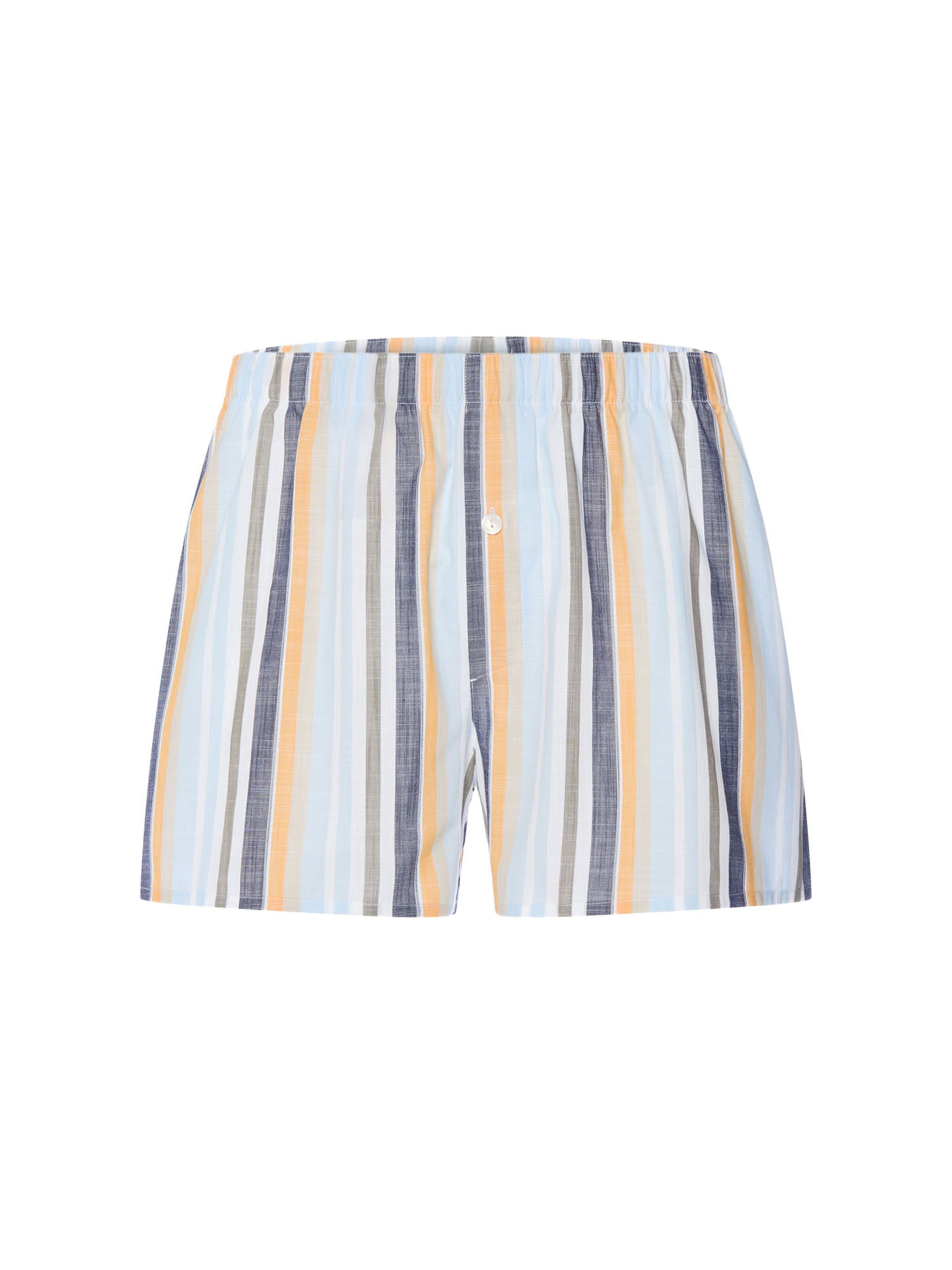 Hanro Boxer shorts ' Fancy Woven ' in Blue: front