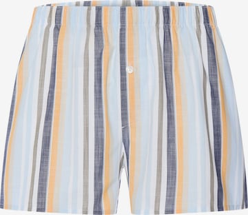Hanro Boxer shorts ' Fancy Woven ' in Blue: front