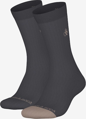 SCOTCH & SODA Socks in Black: front