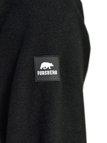 FORSBERG Sweatshirt 'Leichter Fleece Troyer' in Grün