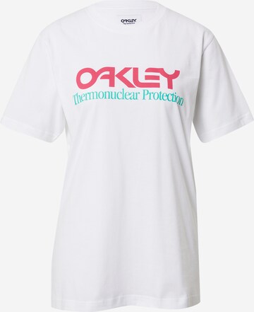 T-shirt fonctionnel OAKLEY en blanc : devant