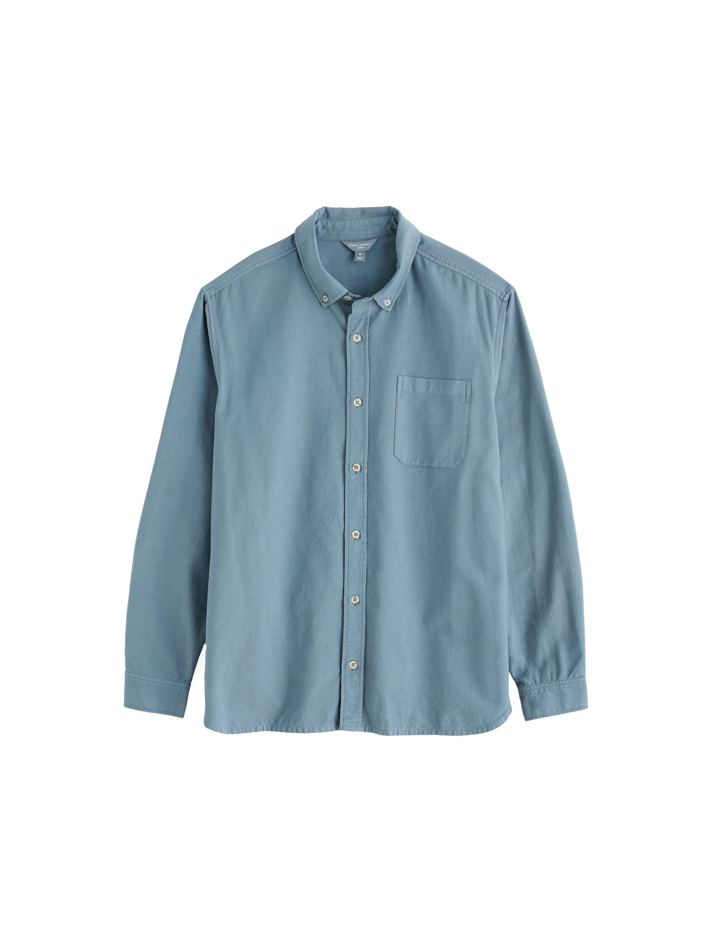 Seasalt Cornwall Button Up Shirt in M in Blue, Item view