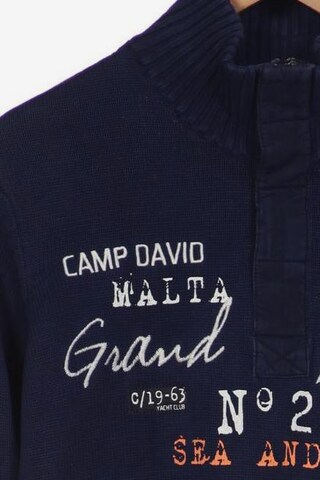 CAMP DAVID Pullover S in Blau