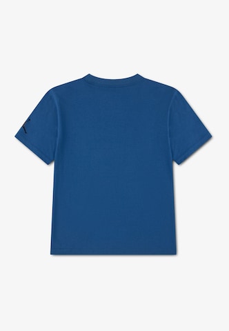 Jordan Shirt 'PRACTICE FLIGHT' in Blauw: terug
