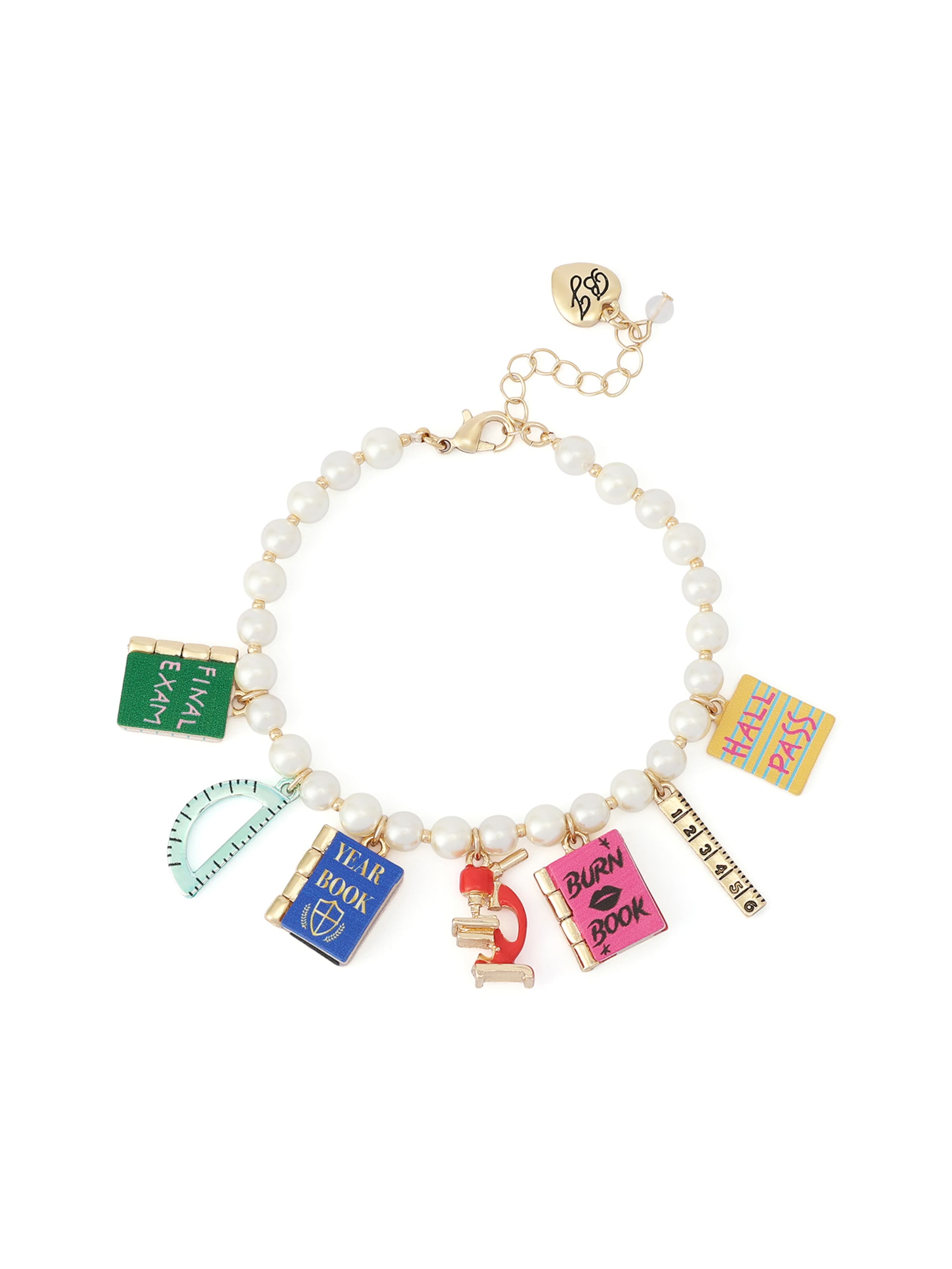 Betsey Johnson Bracelet 'Best In Class' in Gold: front