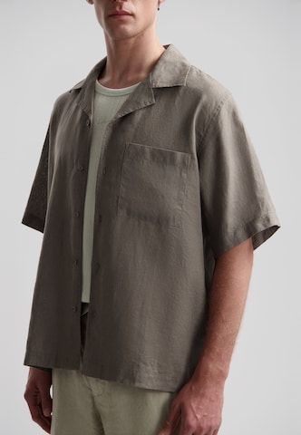 Regular fit Camicia 'Hero Resort' di Dstrezzed in marrone