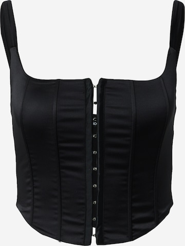 Gina Tricot Top in Schwarz: predná strana