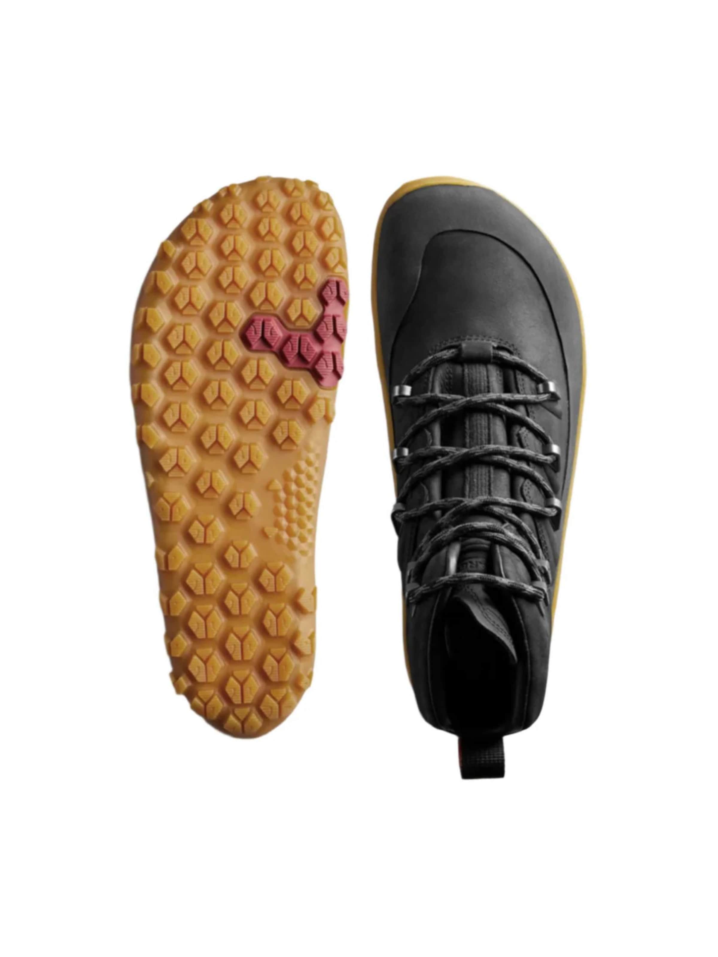 Boots 'TRACKER LEATHER AT' Vivo Barefoot en noir