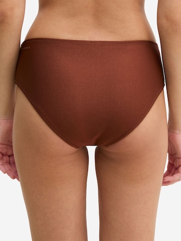 Bas de bikini ' Shiny ' Marc O'Polo en marron