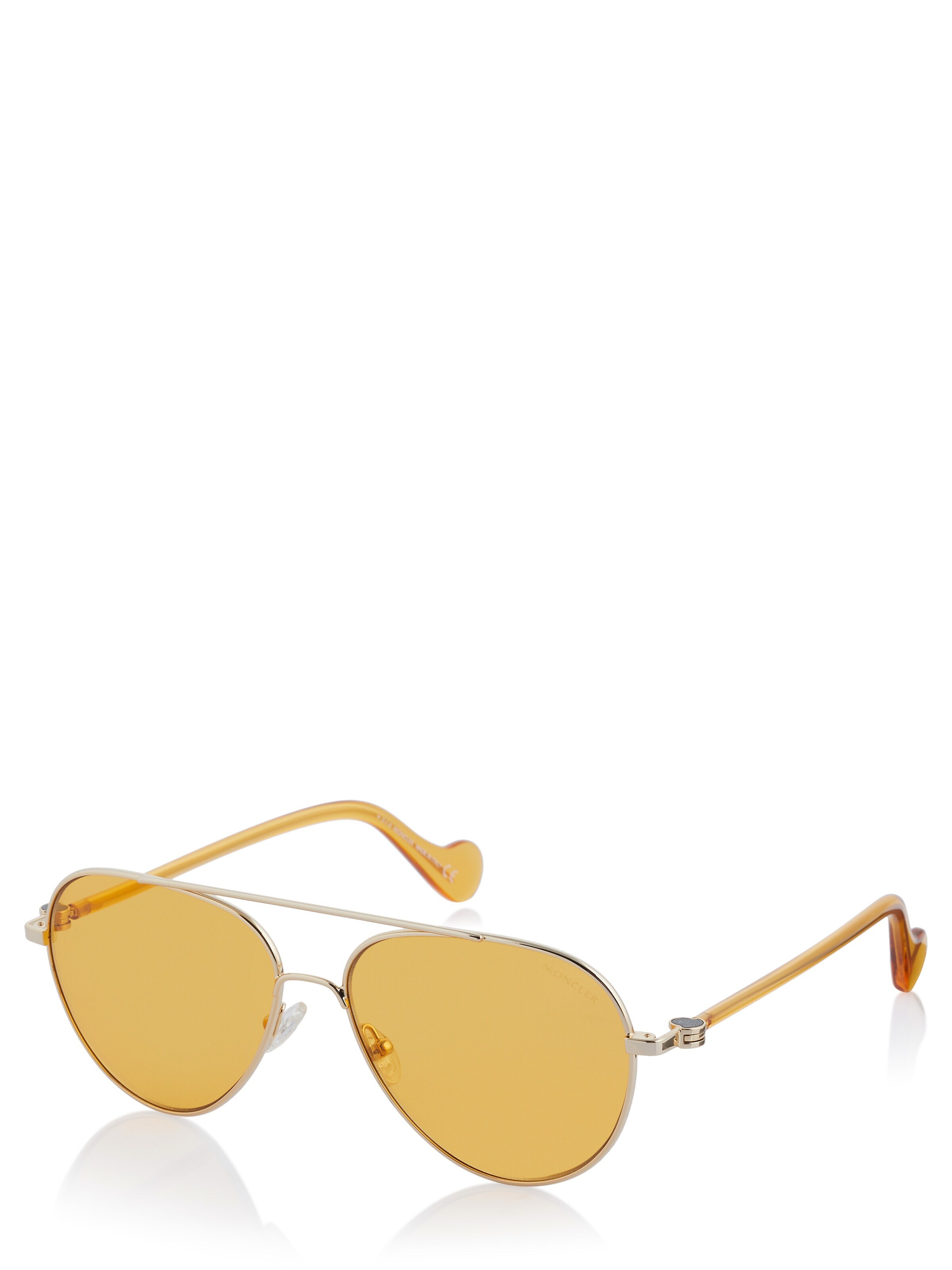 Lunettes de soleil MONCLER en or : devant