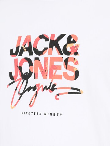 Jack & Jones Plus Μπλουζάκι 'Aruba' σε λευκό