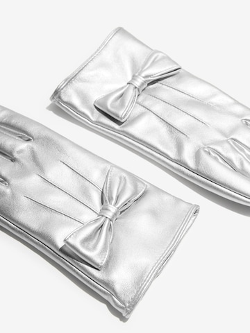 love & roses Rokavice | srebrna barva