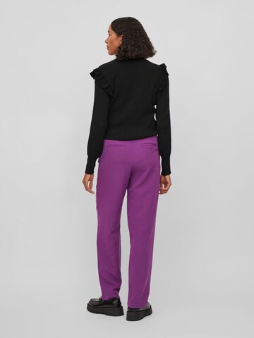 VILA Normální Kalhoty – fialová