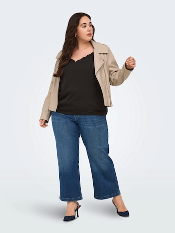 ONLY Carmakoma - Top 'CARDEBBIE' en marrón