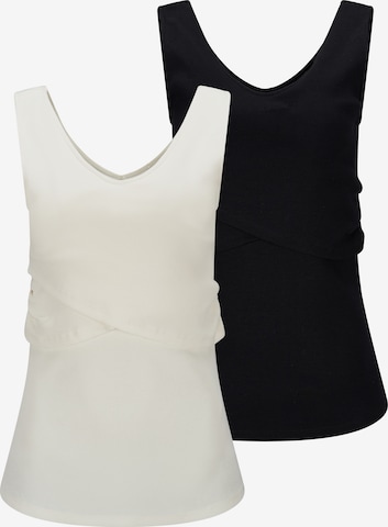 dayê rose Top 'Ivy' in Schwarz: Vorderseite