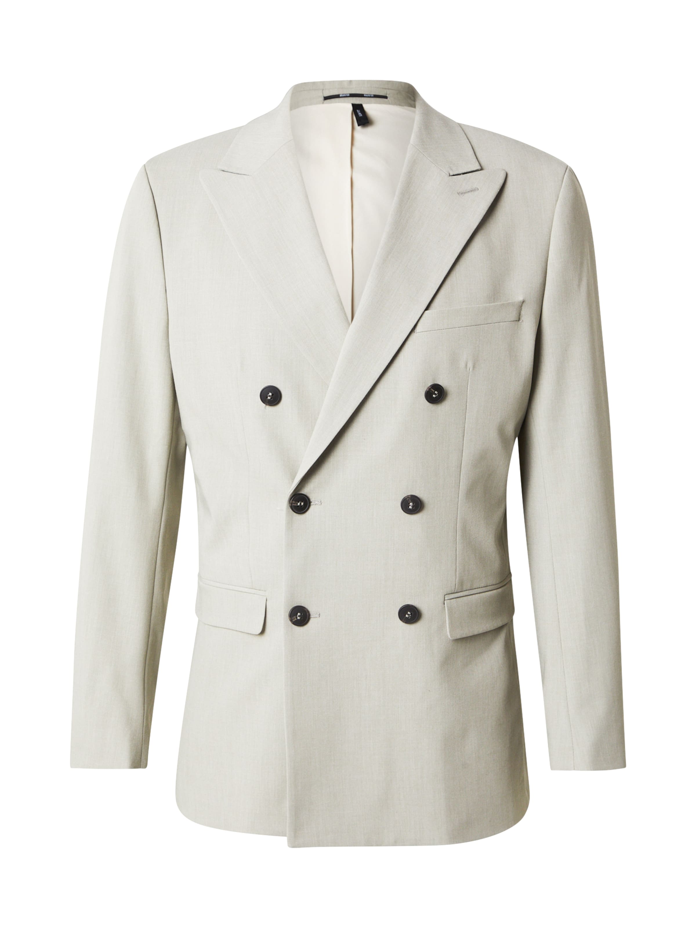 SELECTED - Ajuste estrecho Chaqueta tipo saco para negocios 'SLHLIAM' en verde: frente