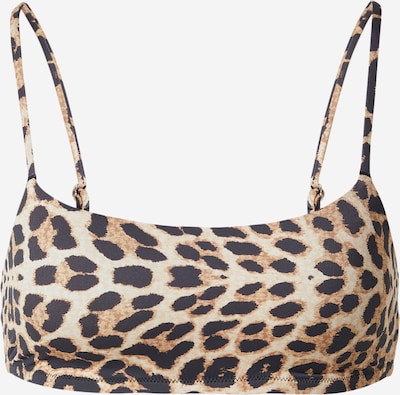 Bikinio viršutinė dalis 'Teyana' iš Lindex, spalva – smėlio spalva / kapučino spalva / juoda, Prekių apžvalga