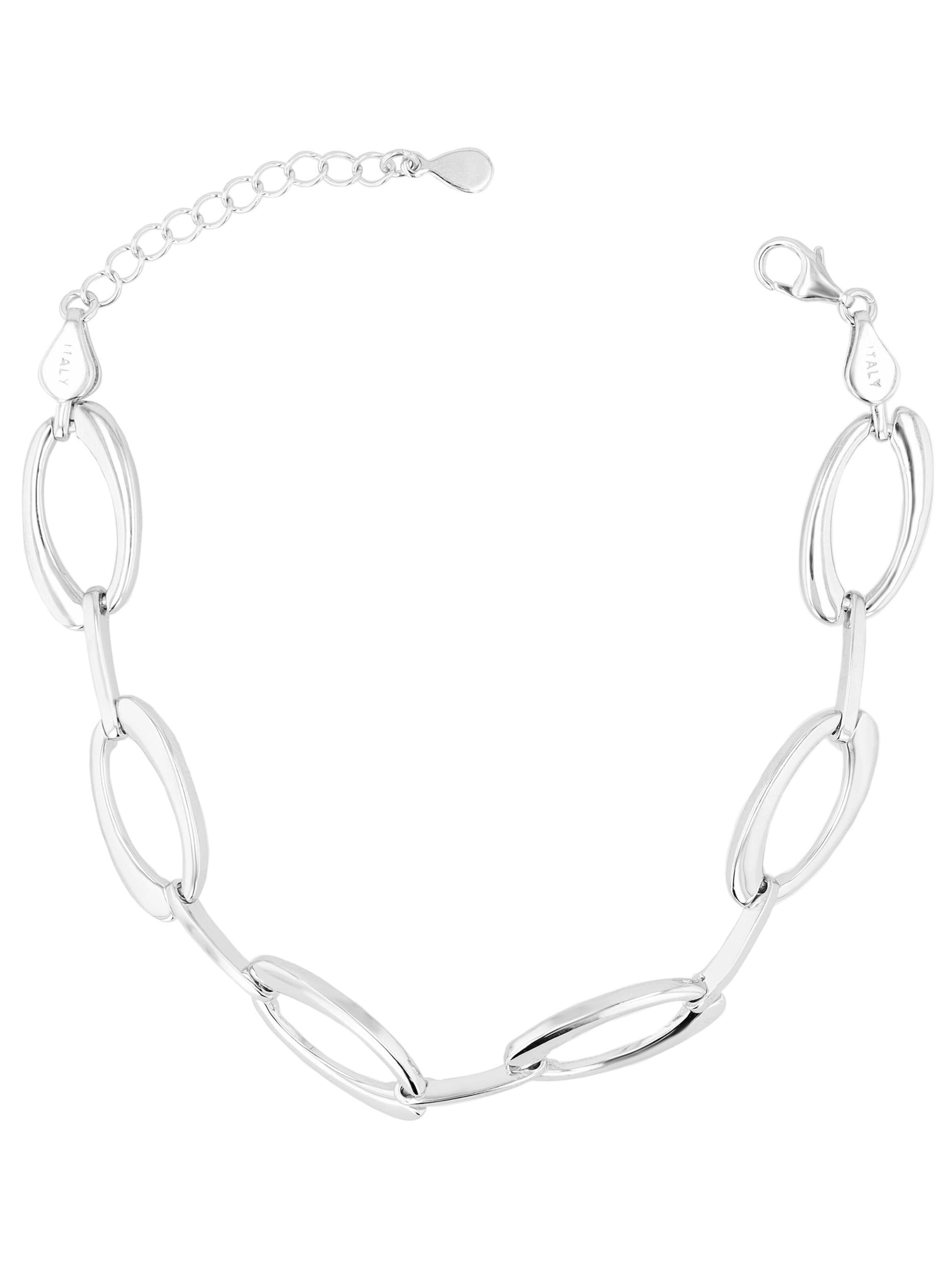 Akzent Bracelet 'Josèphe' in Silver: front