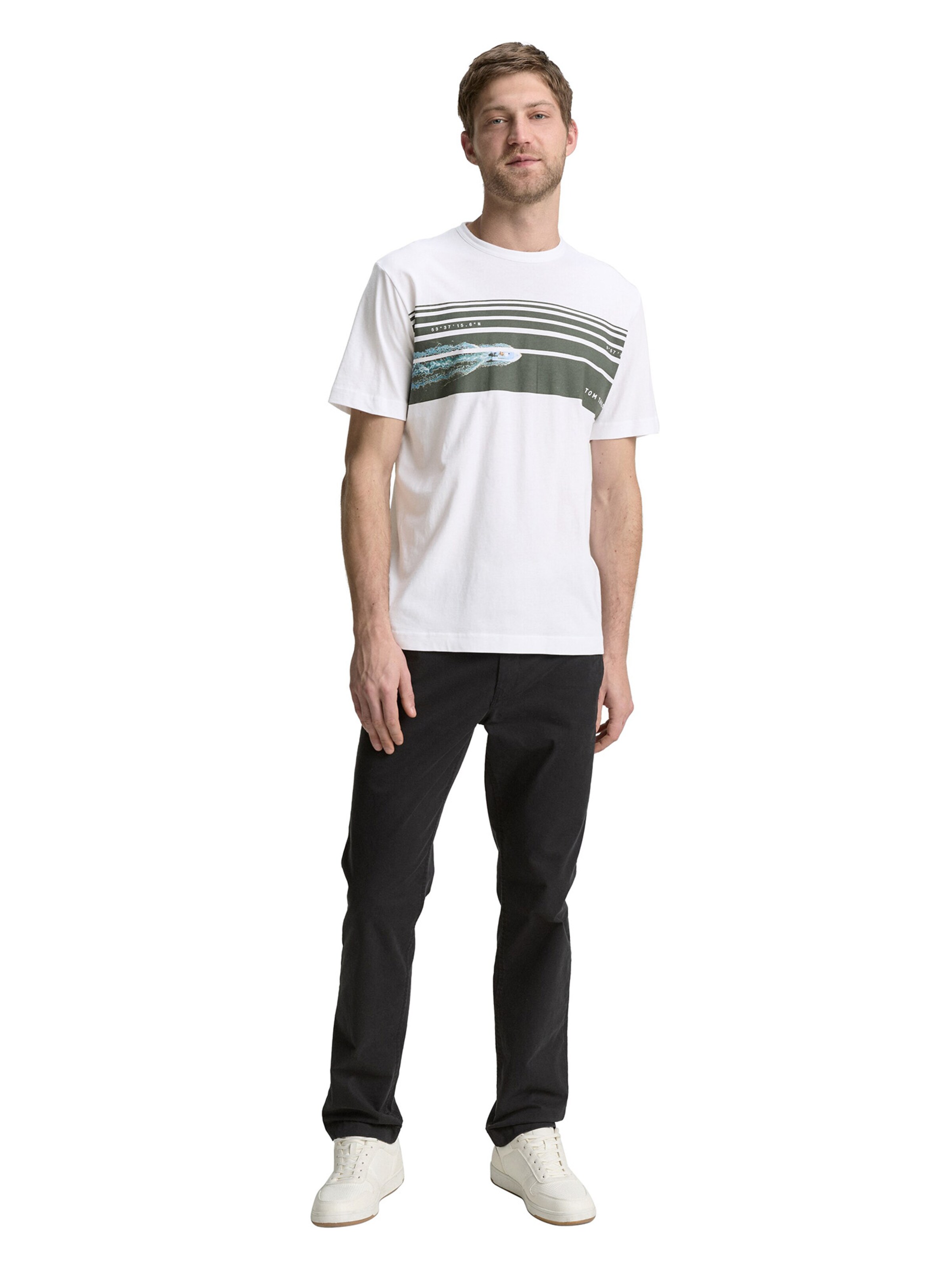 TOM TAILOR - Camiseta en blanco