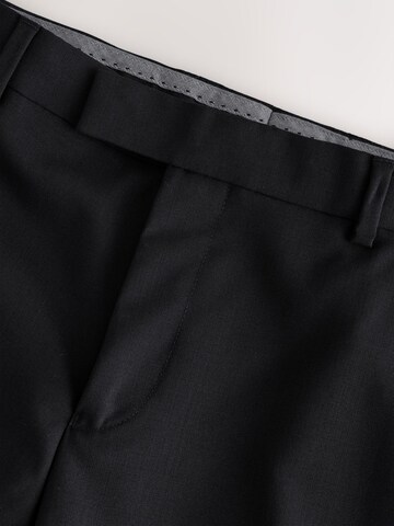 Next Slim fit Trousers with creases 'Signature' in Black