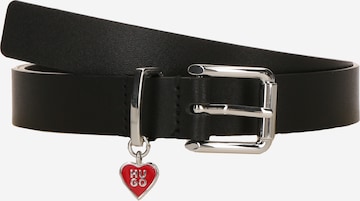 HUGO Vyö 'Palm' värissä musta: etupuoli