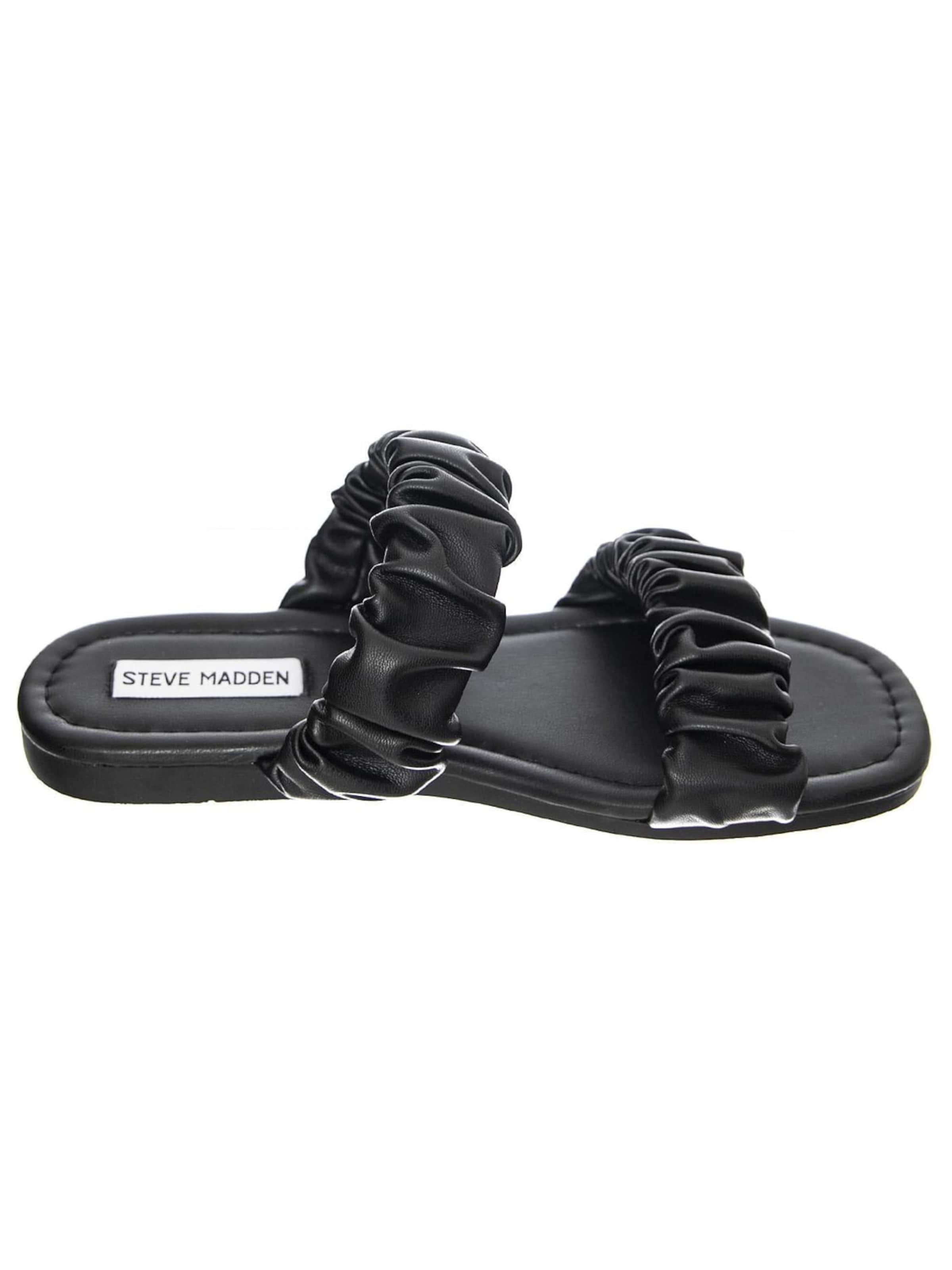 Zoccoletto 'W' Abloom Black Sandals' di STEVE MADDEN in nero