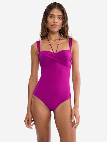 TRIUMPH Badeanzug ' Red Label Summer Twist ' in Pink: Vorderseite