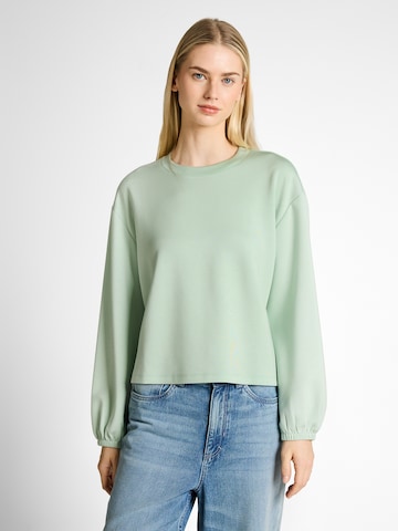 TOM TAILOR DENIM Tričko – zelená: přední strana