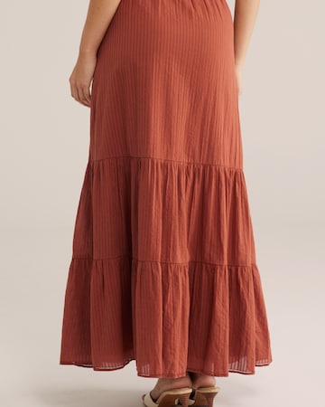 WE Fashion Spódnica w kolorze brązowy