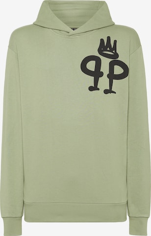 Philipp Plein - Sudadera 'King Plein' en verde: frente