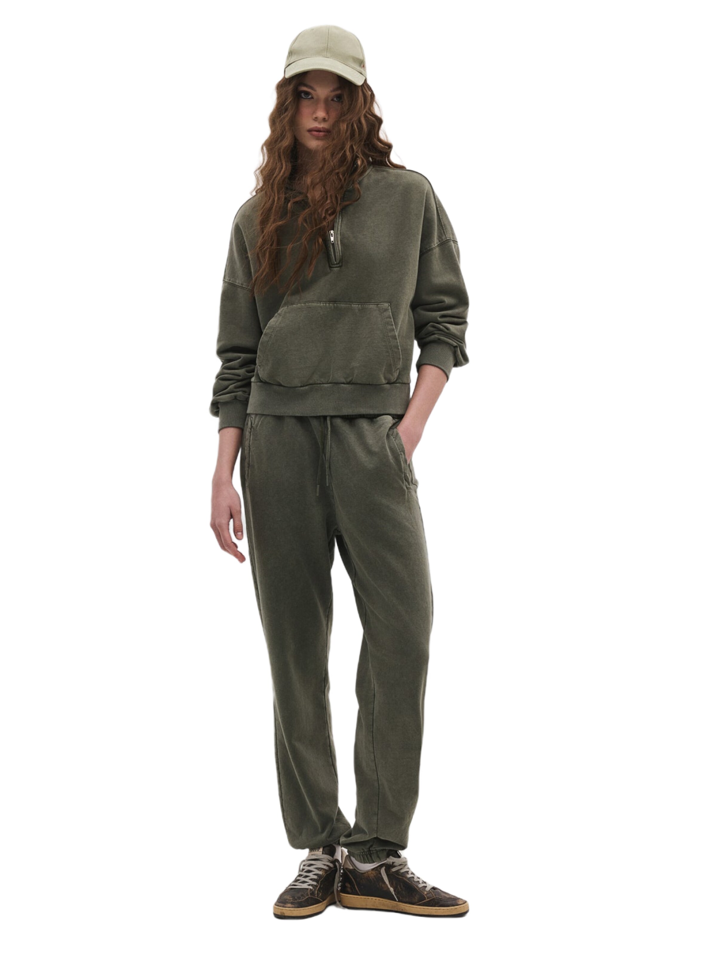 No Matter What Tapered Trousers in Green