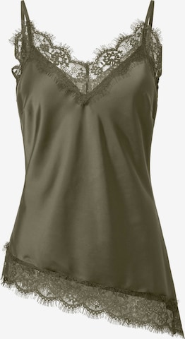 PIECES Top 'PCNomi' in Green: front