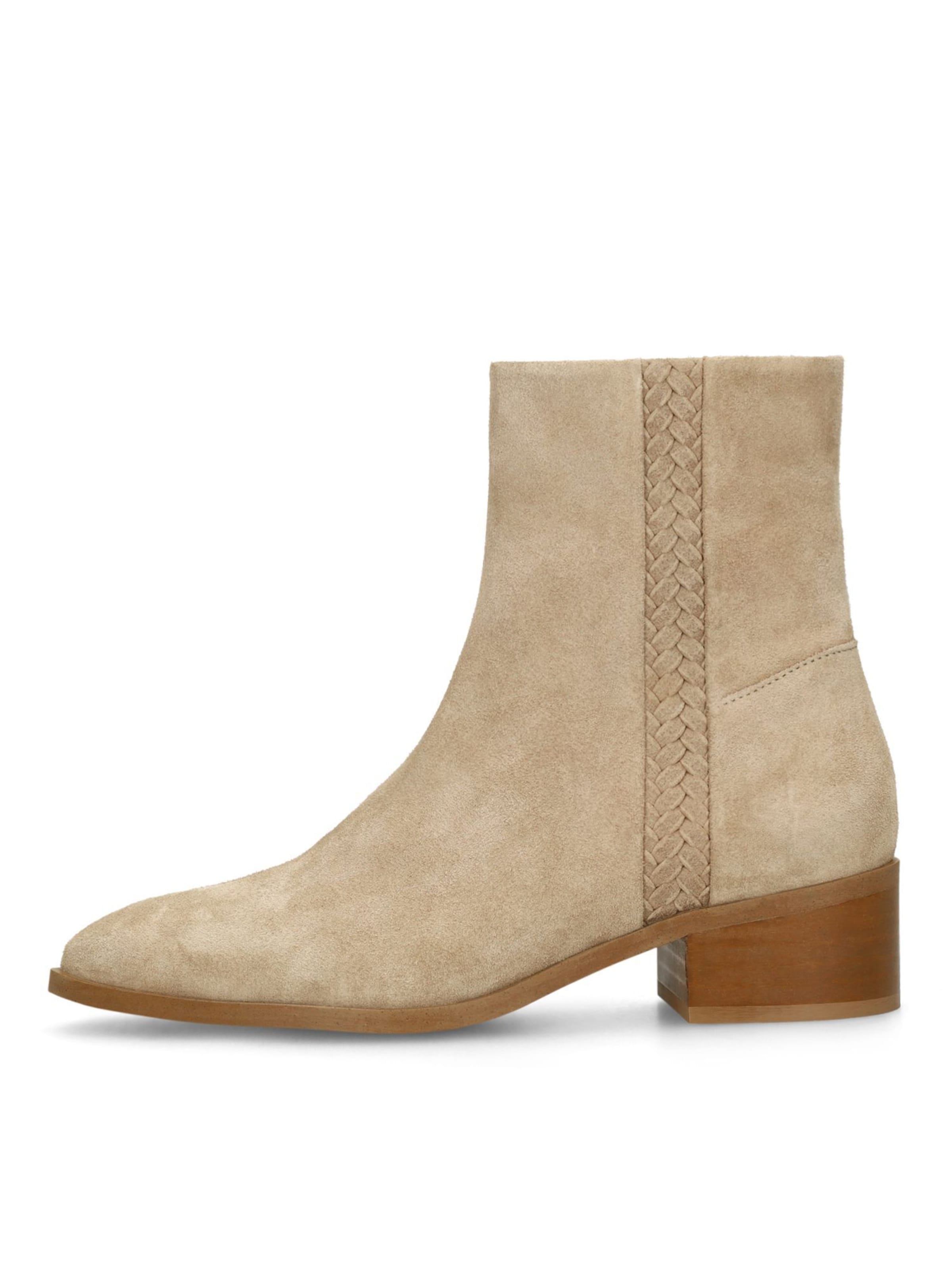 MANFIELD Stiefelette in Beige