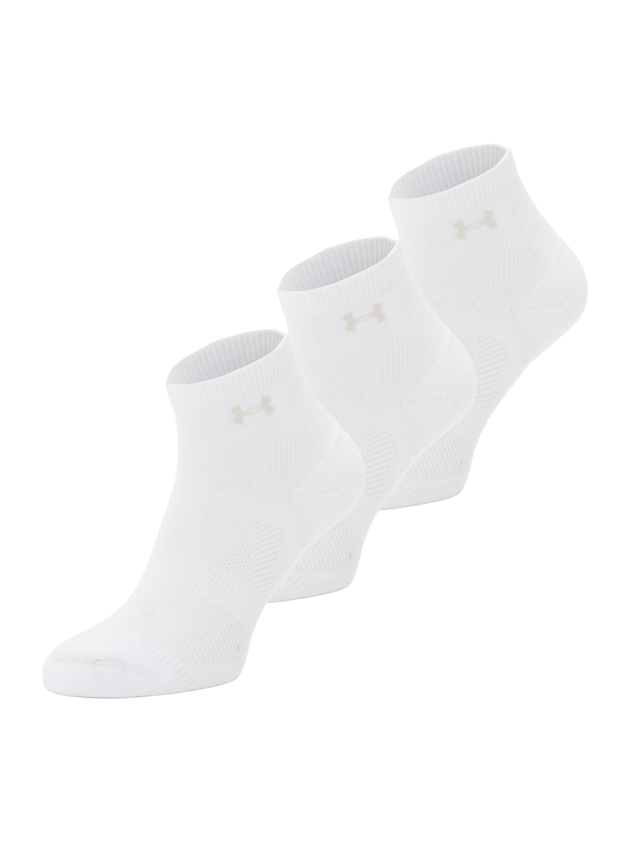 UNDER ARMOUR Sportssokker 'Vanish' i 35-37,5 i creme / hvid, Produktvisning