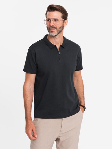 T-Shirt Ombre en noir : devant