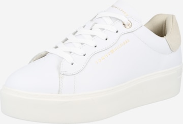 TOMMY HILFIGER Ниски маратонки 'CHIC' в бяло: отпред