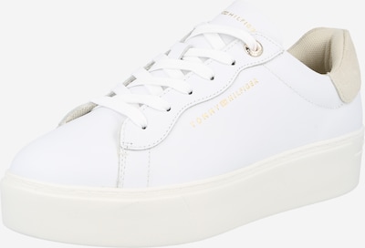 TOMMY HILFIGER Nízke tenisky 'CHIC', veľkosť 36 - slonová kosť / zlatá / biela, Produkt