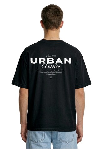 Urban Classics T-Shirt 'Mastering Basics' in Schwarz: Vorderseite
