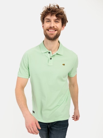 CAMEL ACTIVE Shirt 'Piqué' in Green