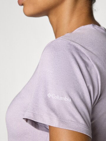 COLUMBIA Funkcionalna majica | vijolična barva