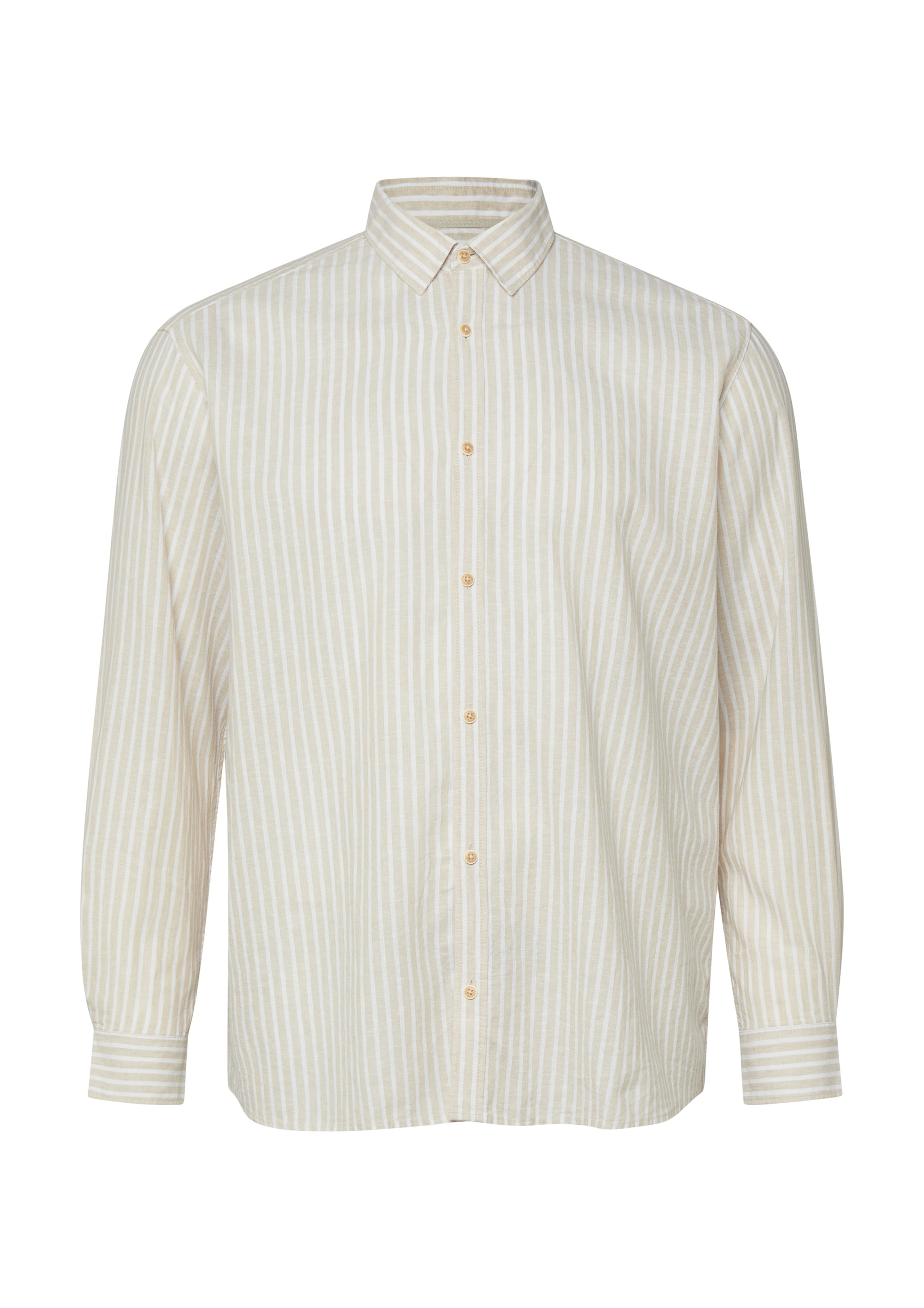 s.Oliver Hemd in Beige: Vorderseite