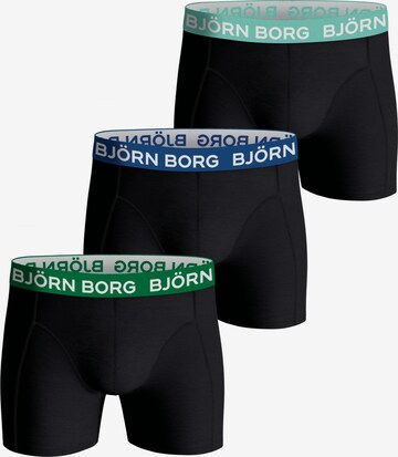 BJÖRN BORG Athletic Underwear in Black: front