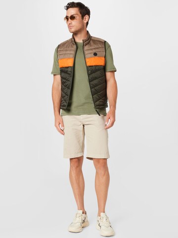 JACK & JONES Vest 'HERO', värv roheline