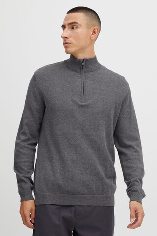!Solid Pullover in Grau: predná strana