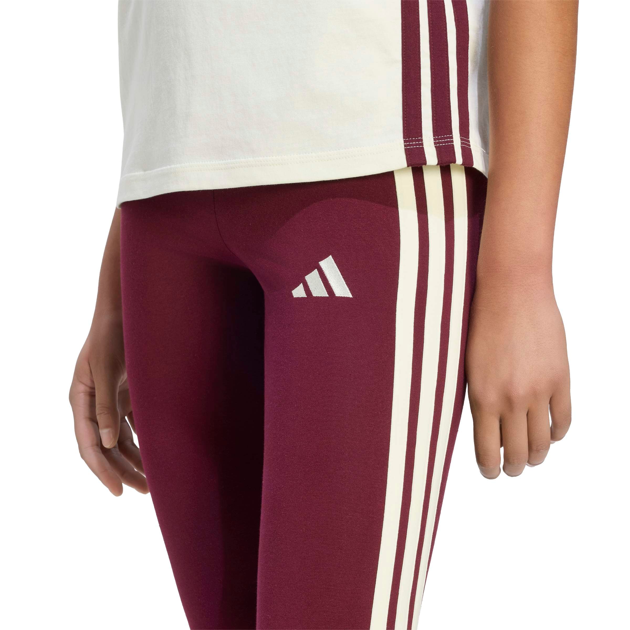 ADIDAS SPORTSWEAR Skinny Sporthose 'Essentials' in Rot