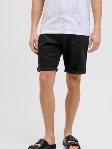 regular Pantaloni 'JREBFIVERS' di JJ Rebel in nero: frontale