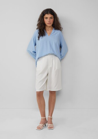 QS Bluse in Blau