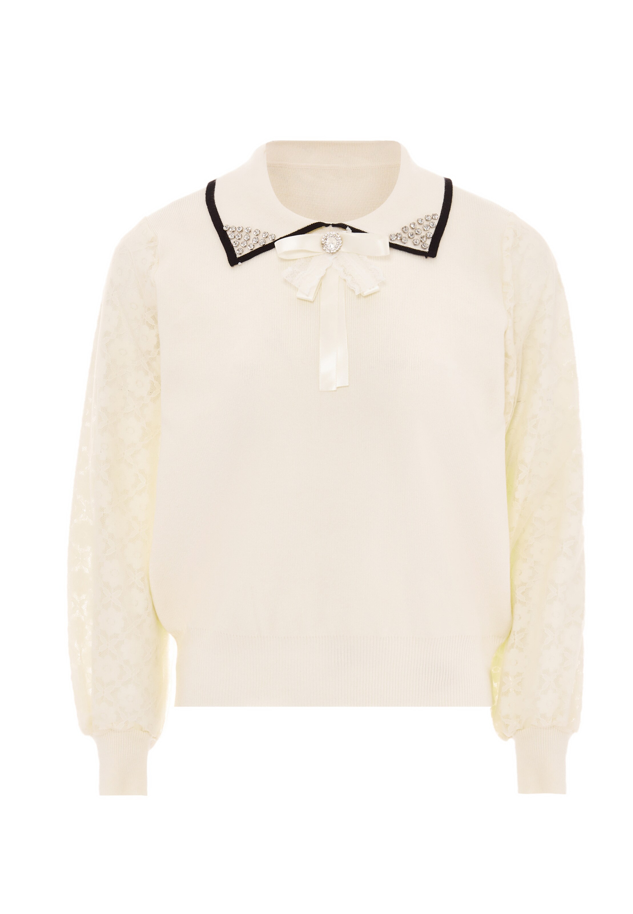 nascita Свитер в Бежевый: спереди