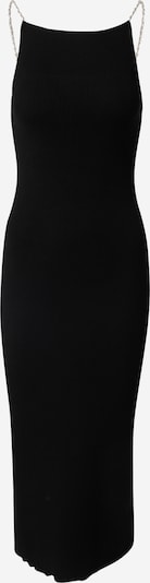 EDITED Vestido de malha 'Ulima' em preto / branco pérola, Vista do produto