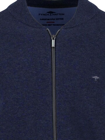 FYNCH-HATTON Knit Cardigan in Blue